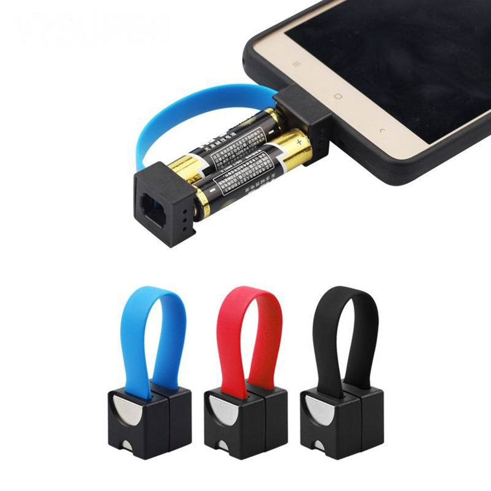 Portable emergency phone charger Portable emergency phone charger